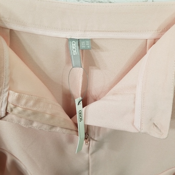 ASOS Blush colored culotte Shorts NWT size 6 - Picture 4 of 5
